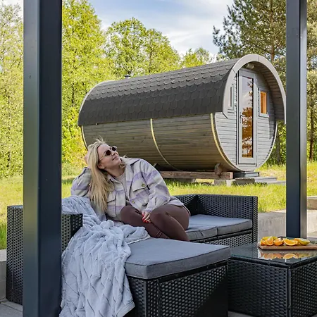 Glow - Dom Ostoja Rekownica, Kaszuby Na 10 Osób Z Sauną I Balią *