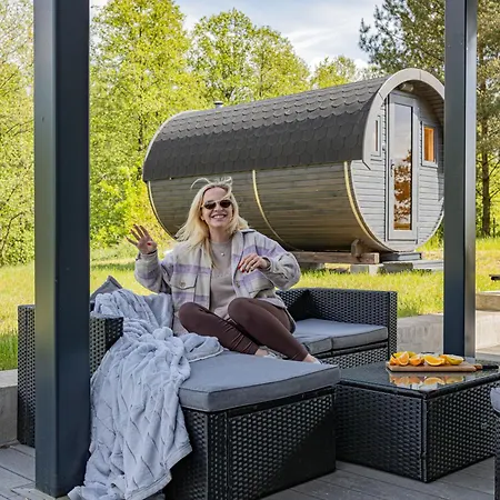 Glow - Dom Ostoja Rekownica, Kaszuby Na 10 Osób Z Sauną I Balią *